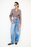 JEANS BALLOON LAVAGGIO CHIARO BLU CHIARO