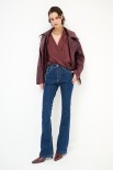 JEANS A ZAMPA LAVAGGIO SCURO  BLU SCURO