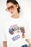 T-SHIRT MANICA CORTA OVER STAMPA BELIEVE