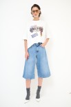 T-SHIRT MANICA CORTA OVER STAMPA BELIEVE