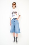 T-SHIRT MANICA CORTA OVER STAMPA BELIEVE