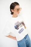 T-SHIRT MANICA CORTA OVER STAMPA BELIEVE