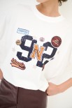 T-SHIRT MANICA CORTA OVER STAMPA 92