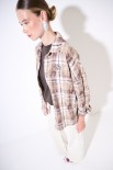 CAMICIA OVER QUADRO MALTINTO MORO