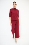 COMPLETO MAGLIA + PANTALONE BORDEAUX