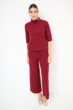COMPLETO MAGLIA + PANTALONE BORDEAUX