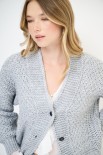 CARDIGAN COSTA PERLATA CON BOTTONI PERLA