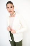 CARDIGAN CORTO APERTO BURRO