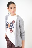 CARDIGAN CORTO APERTO GRIGIO MEDIO