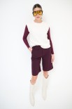 GILET CROP PARICOLLO BURRO