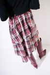 GONNA ASIM. DOPPIA BALZA QUADRO MALTINTO BORDEAUX