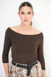 MAGLIA GIROCOLLO MNC 3/4 KASHMIR MORO