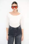 MAGLIA GIROCOLLO MNC 3/4 KASHMIR PANNA