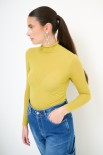 MAGLIA COLLO ALTO KASHMIR OLIO
