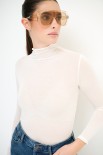 MAGLIA COLLO ALTO KASHMIR PANNA