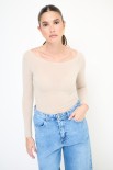 MAGLIA GIROCOLLO KASHMIR BEIGE