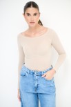 MAGLIA GIROCOLLO KASHMIR BEIGE