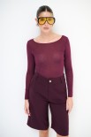 MAGLIA GIROCOLLO KASHMIR VINO