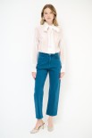 PANTALONE BASIC TINTURA OLD VERDE