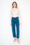 PANTALONE BASIC TINTURA OLD VERDE