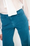PANTALONE AMPIO TINTURA OLD VERDE