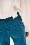 PANTALONE AMPIO TINTURA OLD VERDE