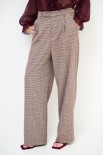 PANTALONE LARGO SARTORIALE VINO