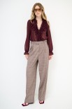 PANTALONE LARGO SARTORIALE VINO