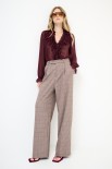 PANTALONE LARGO SARTORIALE VINO