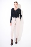 PANTA TASCHE FILETTO DT P.MILANO BEIGE