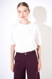 T-SHIRT BASICA JERSEY BIANCO