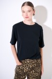 T-SHIRT BASICA JERSEY NERO