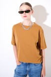 T-SHIRT BASICA JERSEY TABACCO