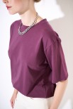 T-SHIRT BASICA JERSEY VINO