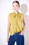 BLUSA SMANICATA OLIO