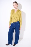 BLUSA MANICA LUNGA OLIO