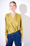 BLUSA MANICA LUNGA OLIO