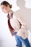 GIACCA TRAPUNTA IMBOTTITA BEIGE