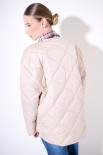 GIACCA TRAPUNTA IMBOTTITA BEIGE