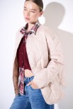 GIACCA TRAPUNTA IMBOTTITA BEIGE