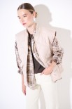 GILET OVER IMBOTTITO CON TASCONI DAVANTI BEIGE