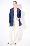 GIACCA REVER JEANS OVER BLU SCURO