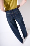JEANS BALLOON LAVAGGIO SCURO BLU SCURO
