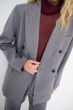 GIACCA DOPPIO PETTO 4 BOTTONI GRIGIO