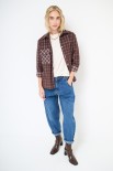 JEANS CARROT 5 TASCHE BLU