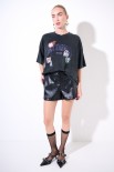 T-SHIRT OVER MANICA CORTA PATCH NUOVA GRIGIO