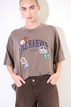 T-SHIRT OVER MANICA CORTA PATCH NUOVA MORO