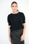 MAGLIA MANICA LORIA NERO