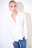 CAMICIA INCROCIO TELA UNITO BIANCO