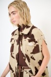 GILET OVER SIZE LUNGO MUCCATO